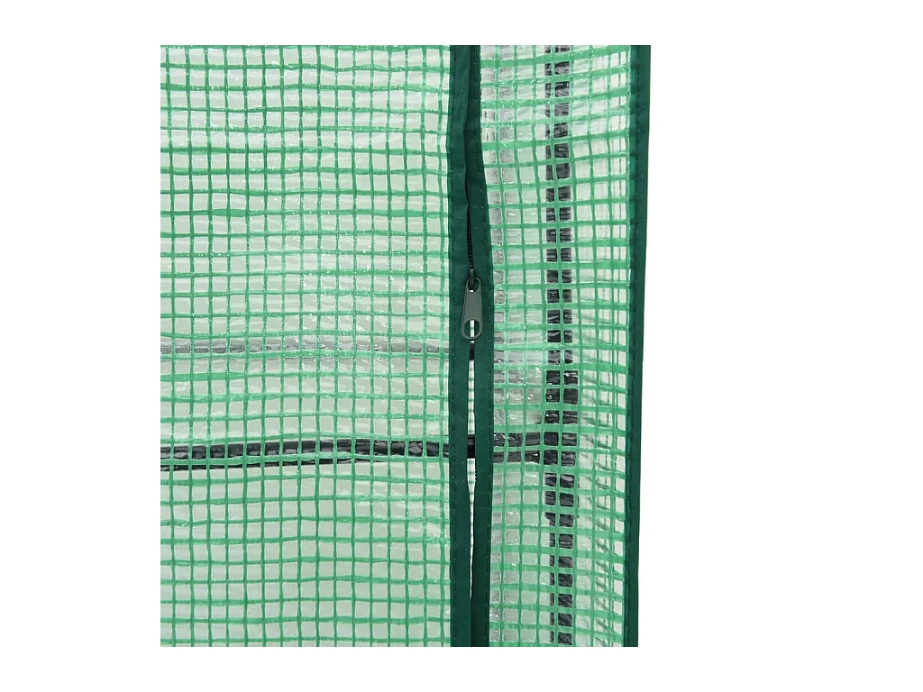 Jardinière surélevée avec housse aspect rotin 160x40x153 cm