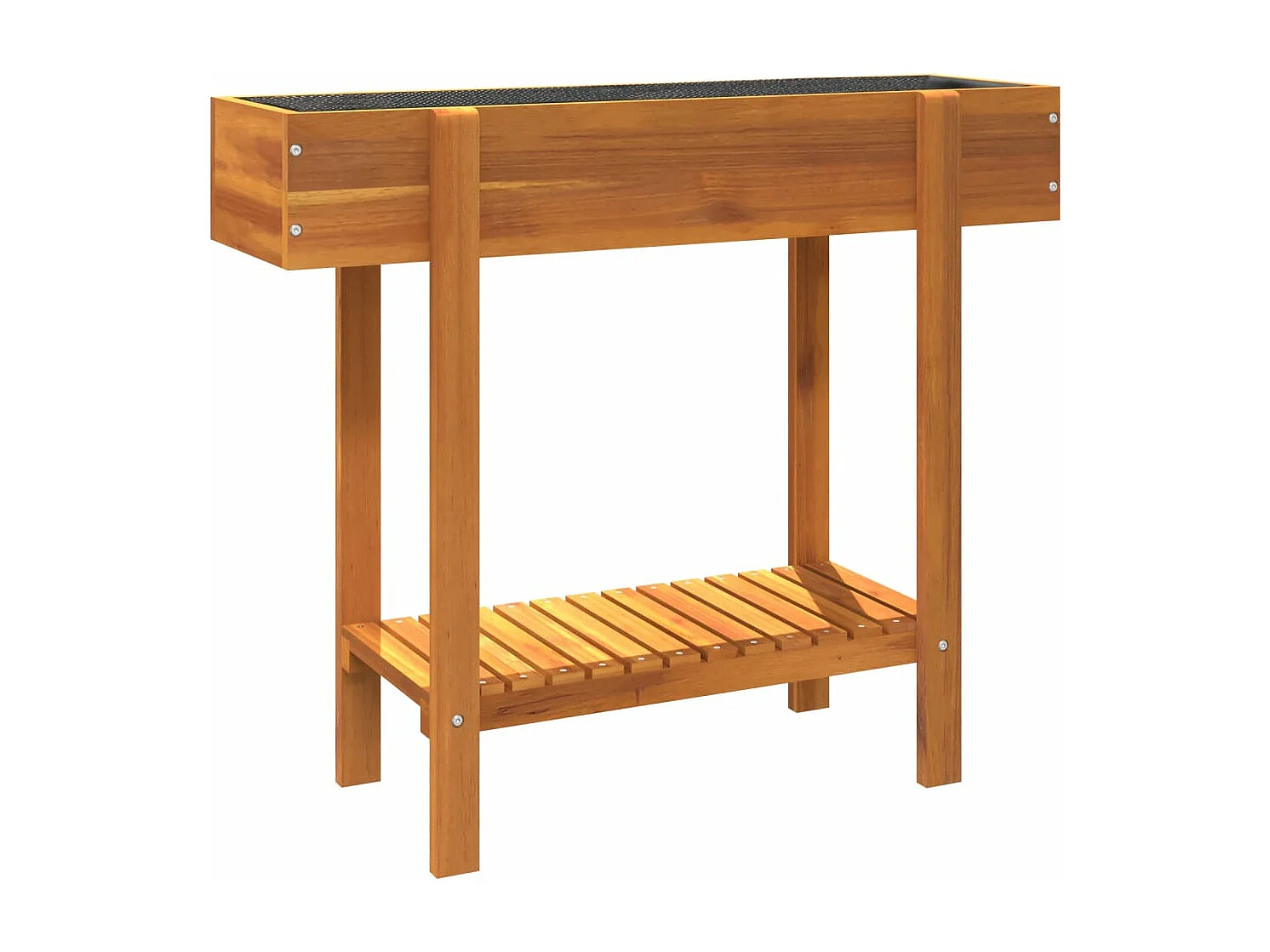 Fioriera Rialzata da Giardino 90x30x75 cm Legno Massello Acacia