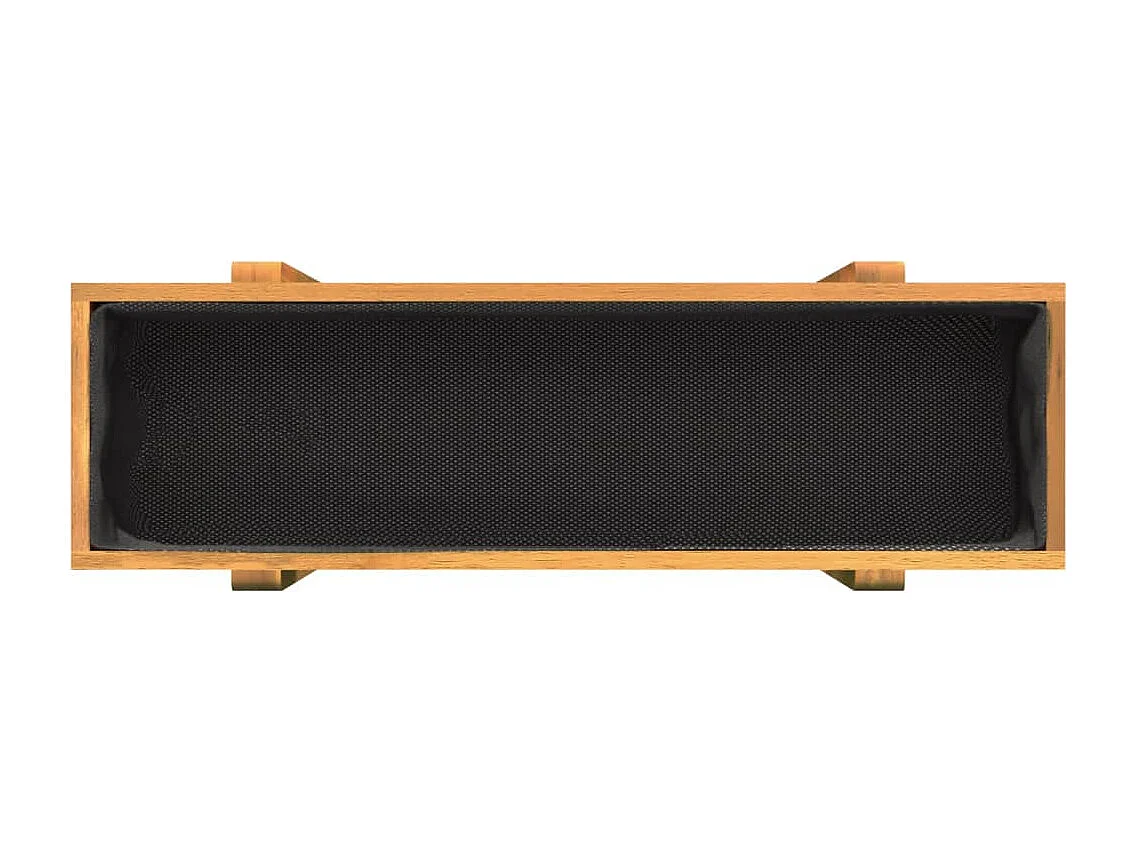 Hochbeet 90x30x75 cm Massivholz Akazie