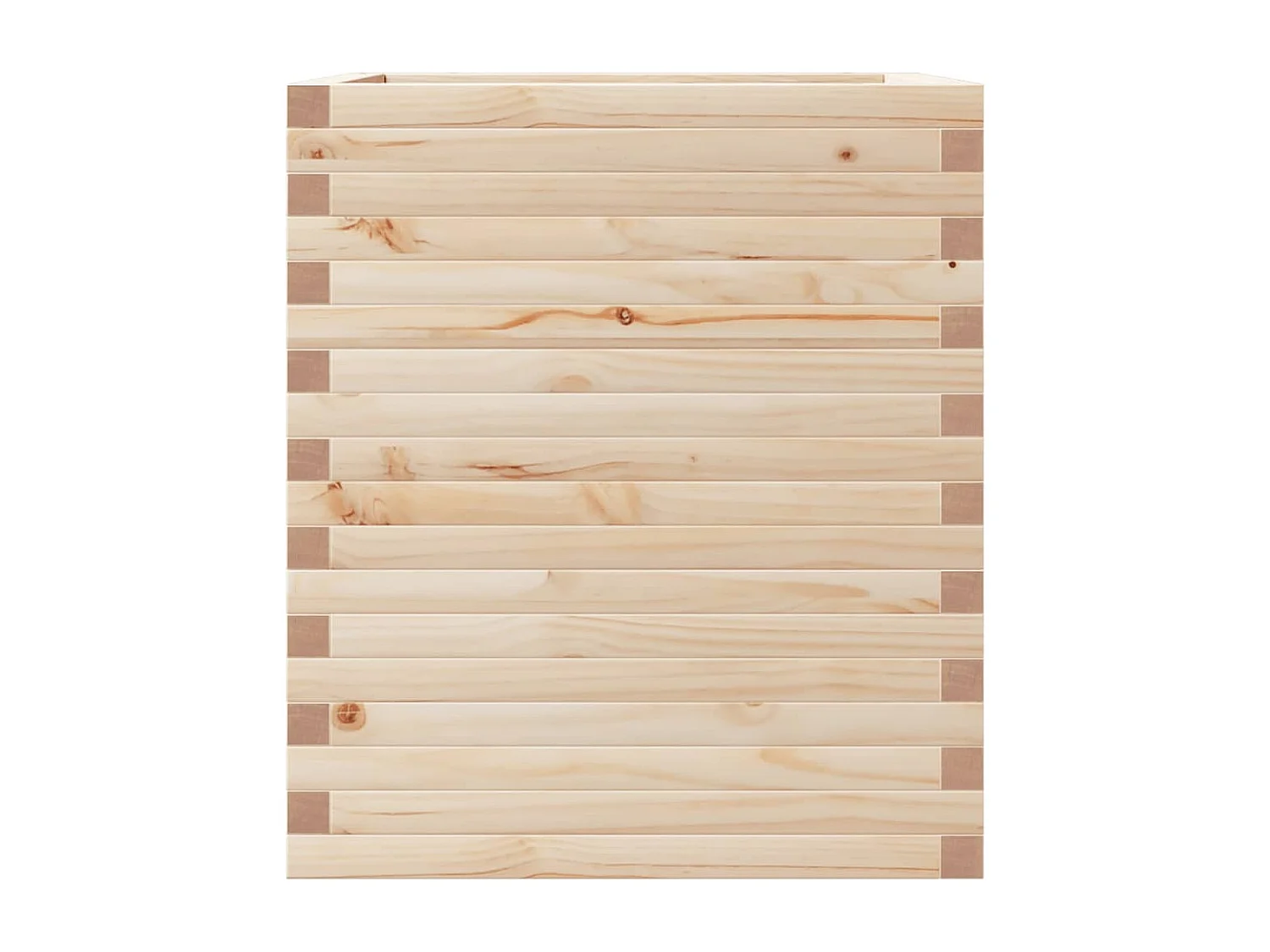 Jardinière 60x60x68,5 cm bois de pin massif