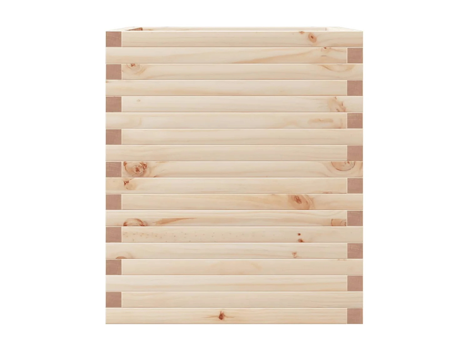 Jardinière 60x60x68,5 cm bois de pin massif