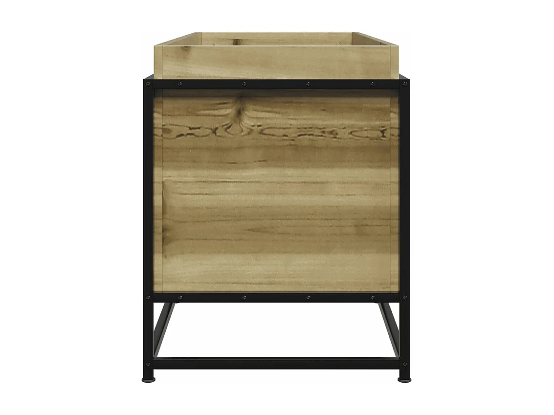 Jardinera de madera de pino impregnada 100x40x50 cm