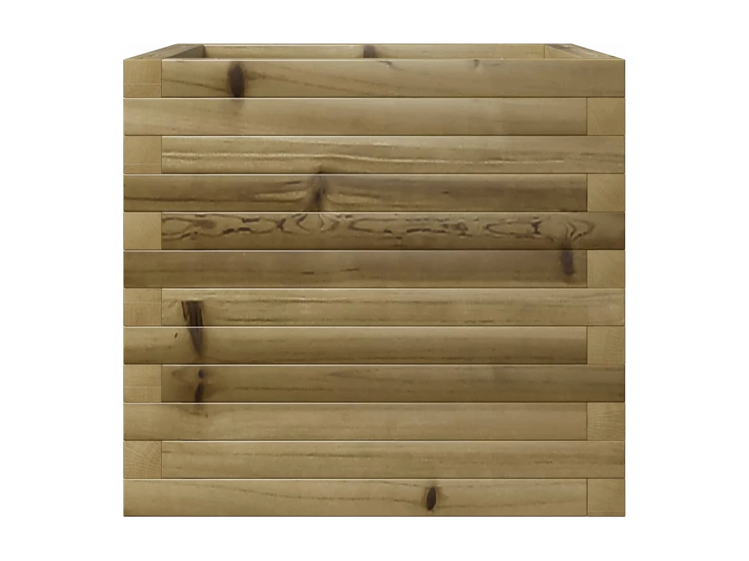 Fioriera da Giardino 50x50x45,5 cm in Legno di Pino Impregnato