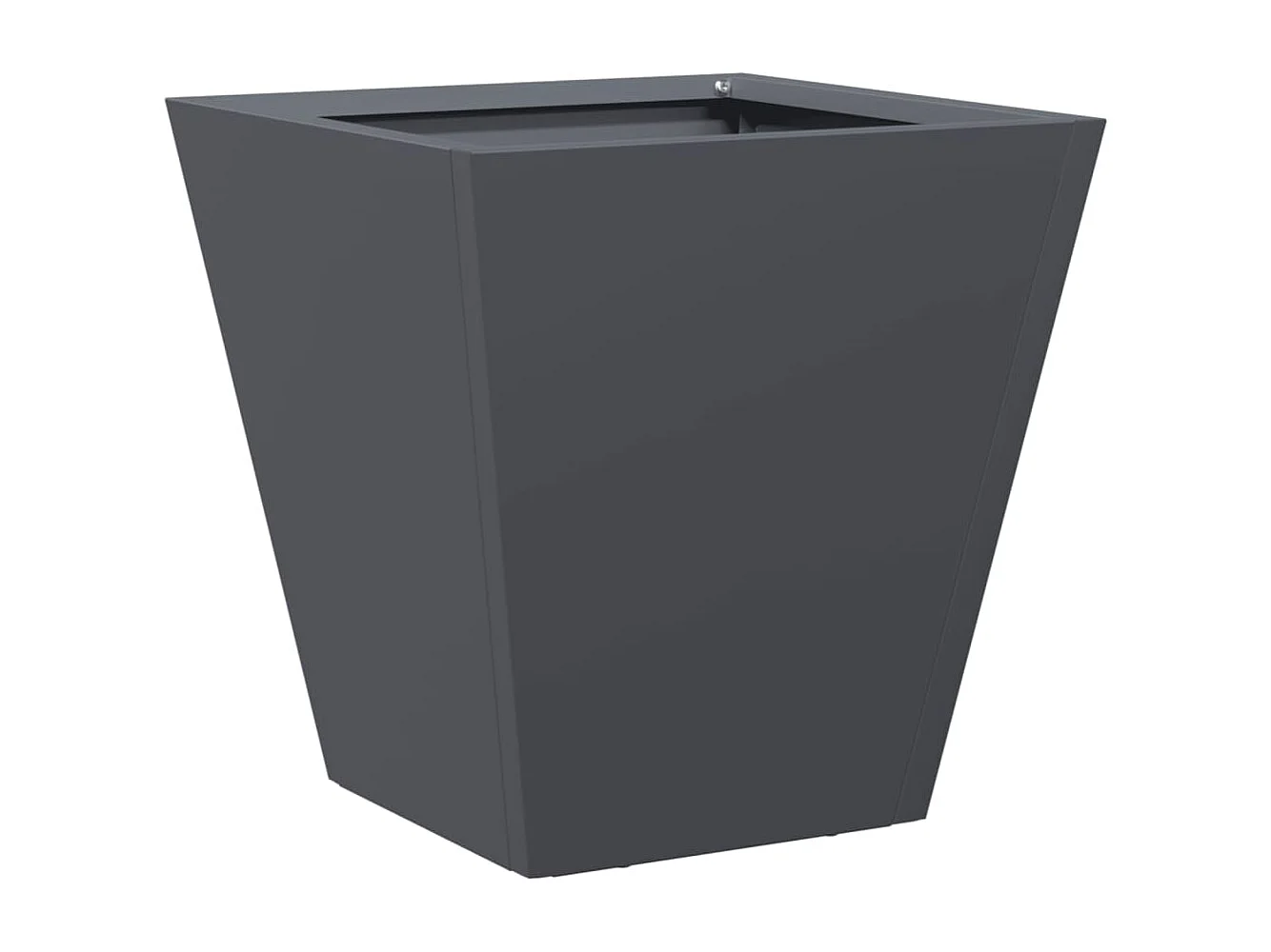 Jardinière anthracite 30x30x30 cm acier