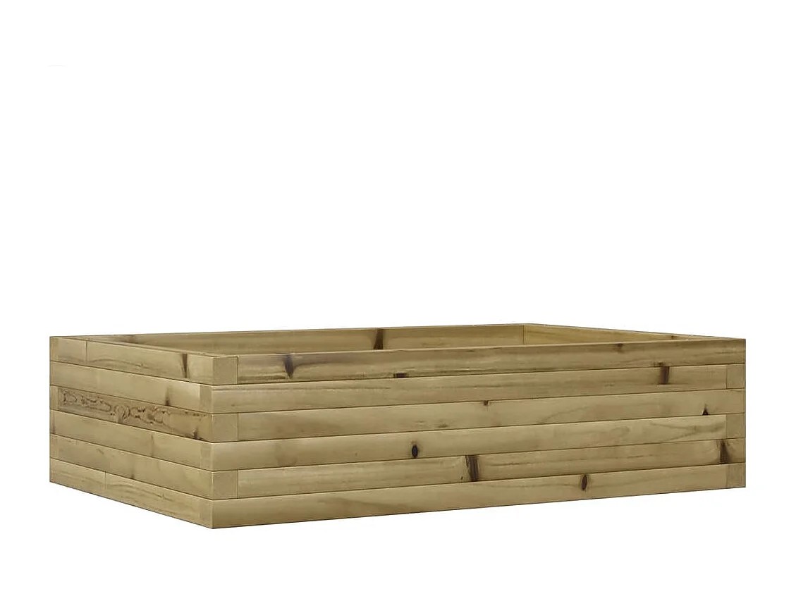 Jardinière 90x60x23 cm bois de pin imprégné