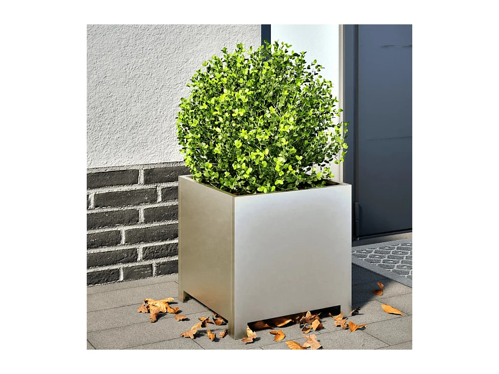Plantenbank 40x40x40 cm roestvrij staal