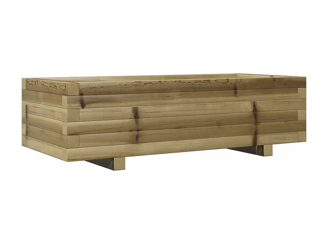 Jardinière 90x40x26,5 cm bois de pin imprégné