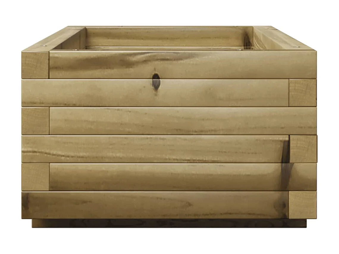 Jardinière 90x40x26,5 cm bois de pin imprégné