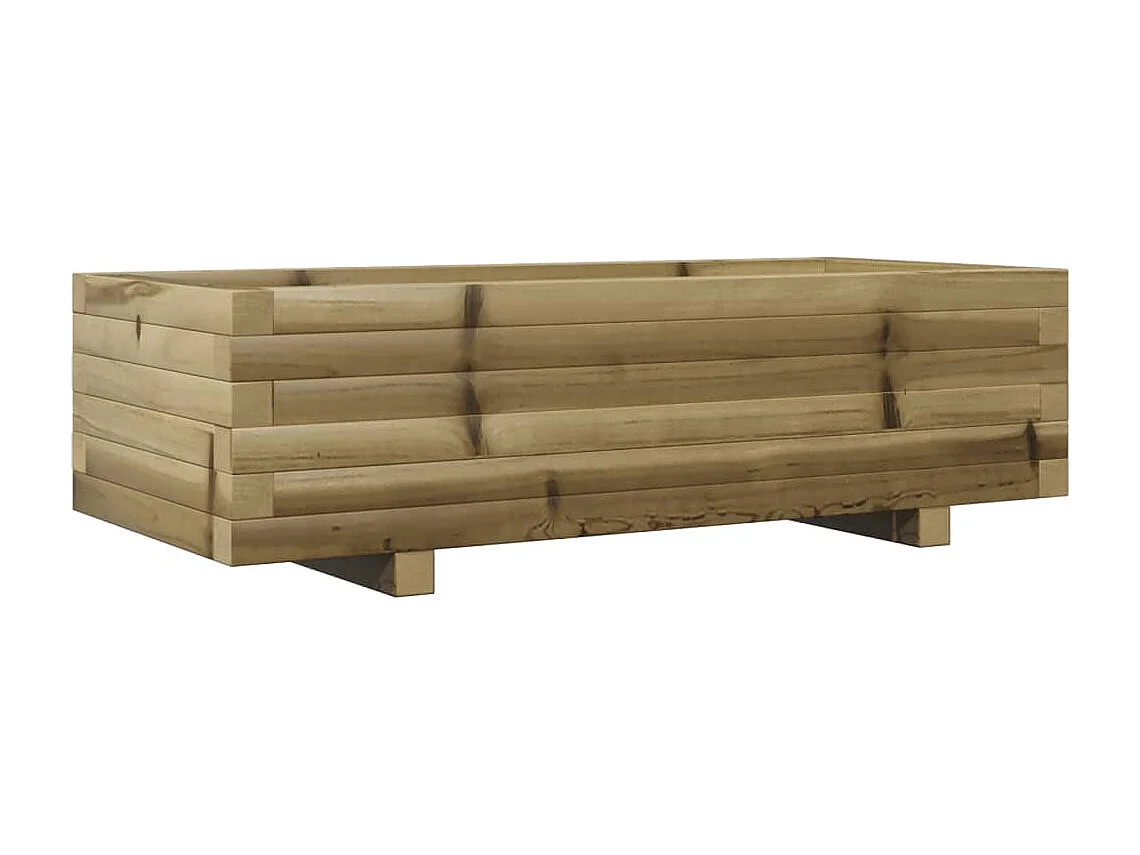Jardinière 90x40x26,5 cm bois de pin imprégné