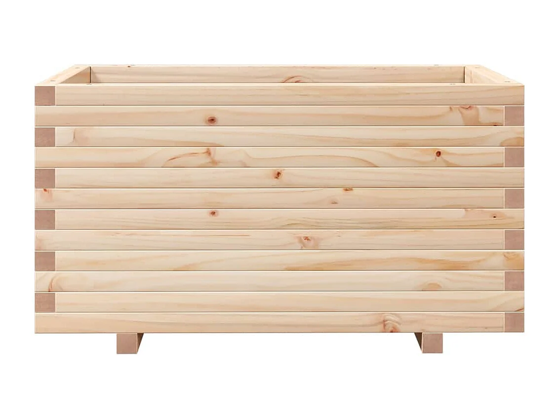 Jardinière 90x60x49,5 cm bois de pin massif