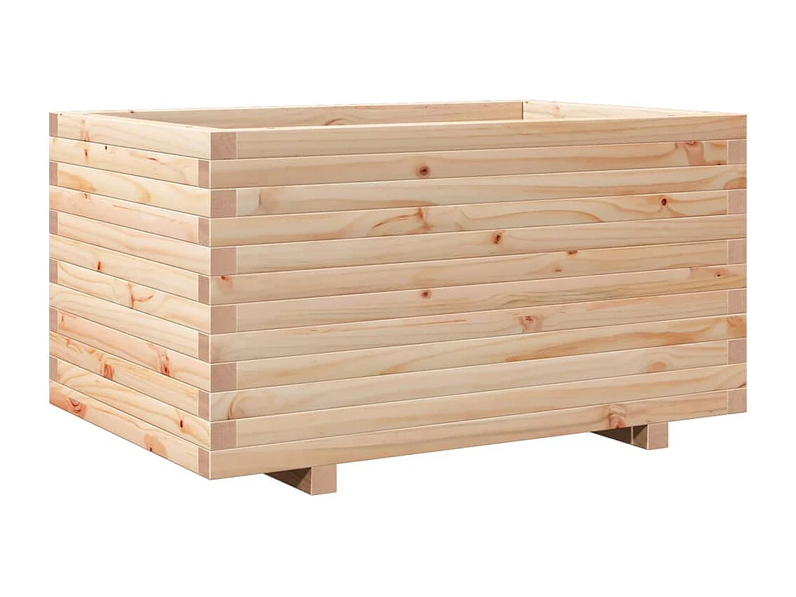 Jardinière 90x60x49,5 cm bois de pin massif