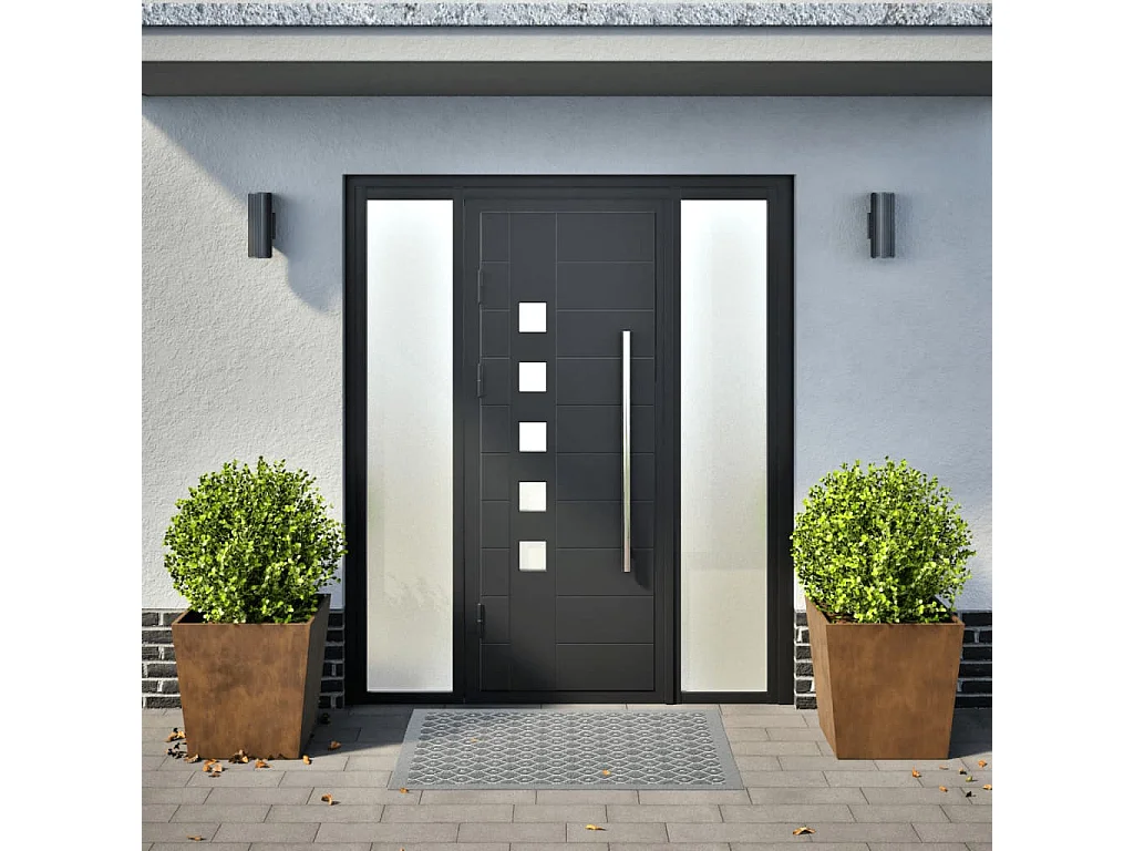 Fioriere da Giardino 2 pz 50x50x50 cm in Acciaio Corten