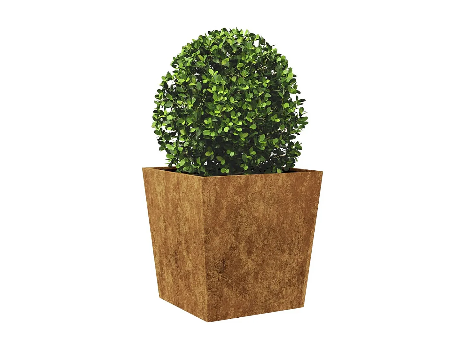 Jardinières 2 pcs 50x50x50 cm acier corten