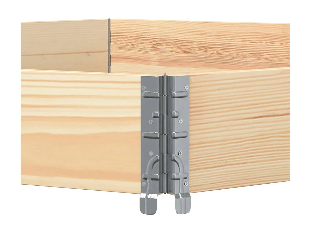 Fioriera Rialzata Esagonale 160x160cm Legno Massello di Pino