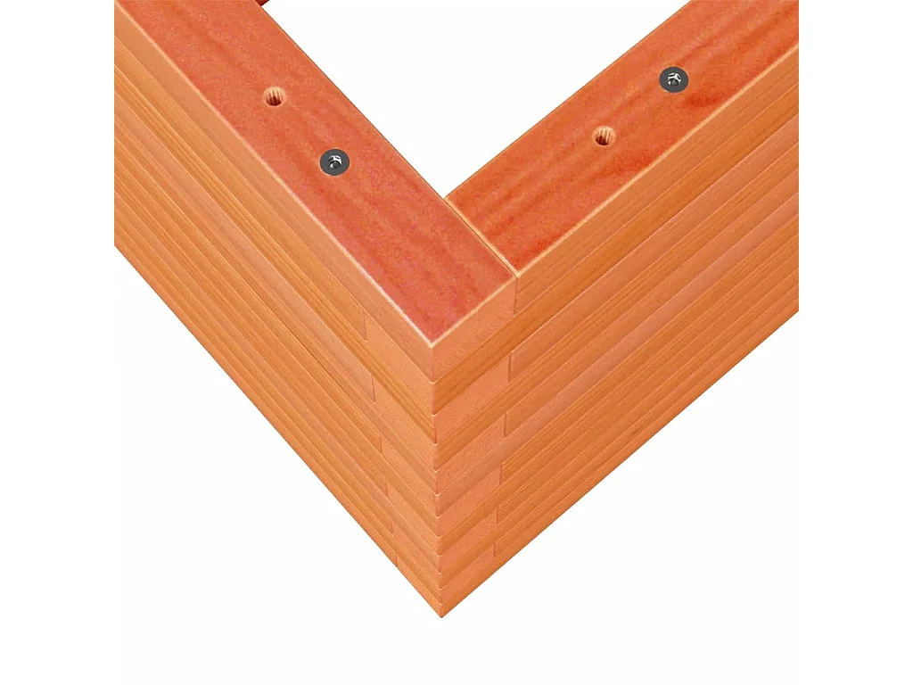 Fioriera Giardino Marrone Cera 90x40x46 cm Legno Massello Pino