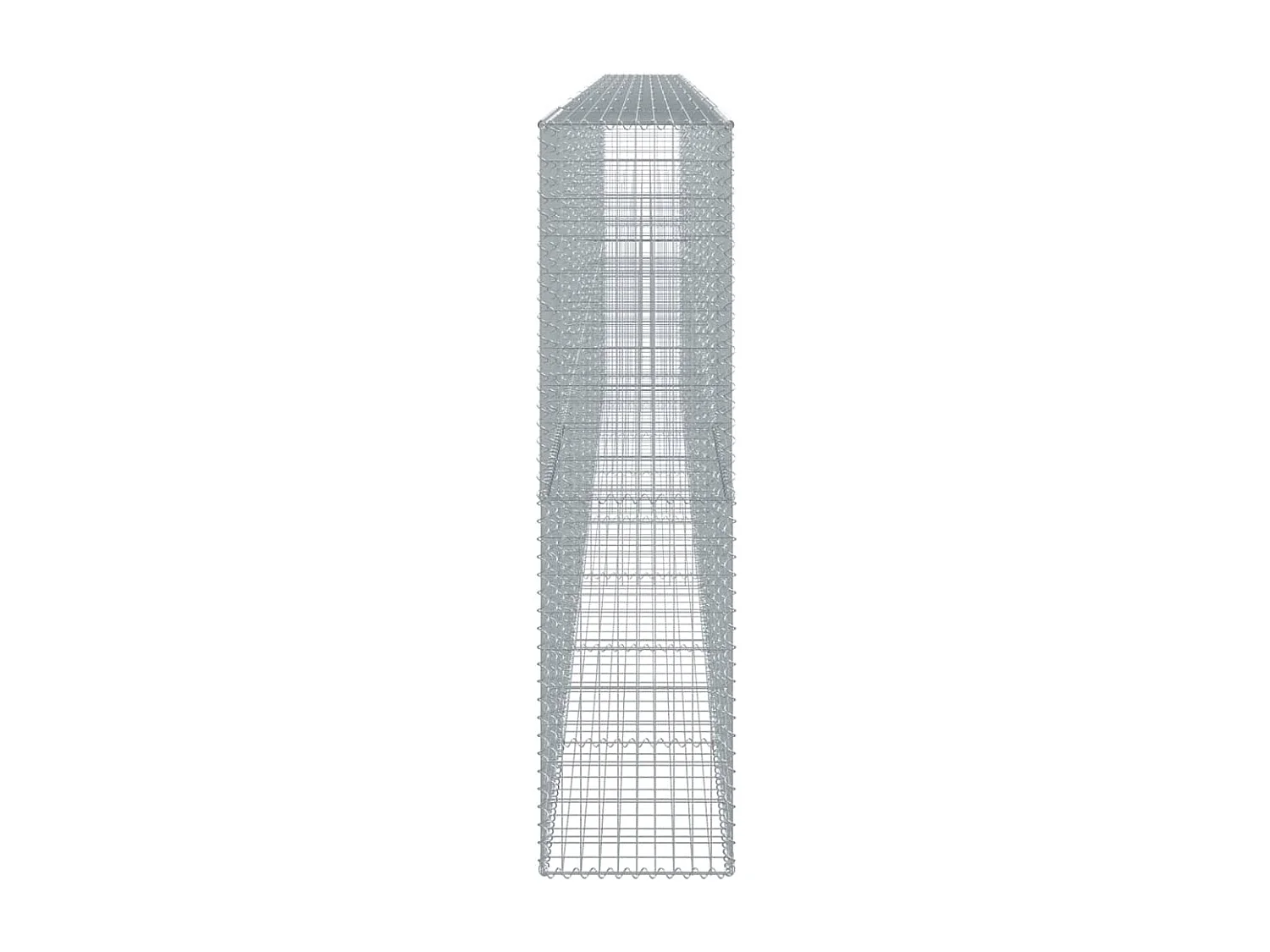 Panier gabion avec couvercle 800x50x200 cm fer galvanisé