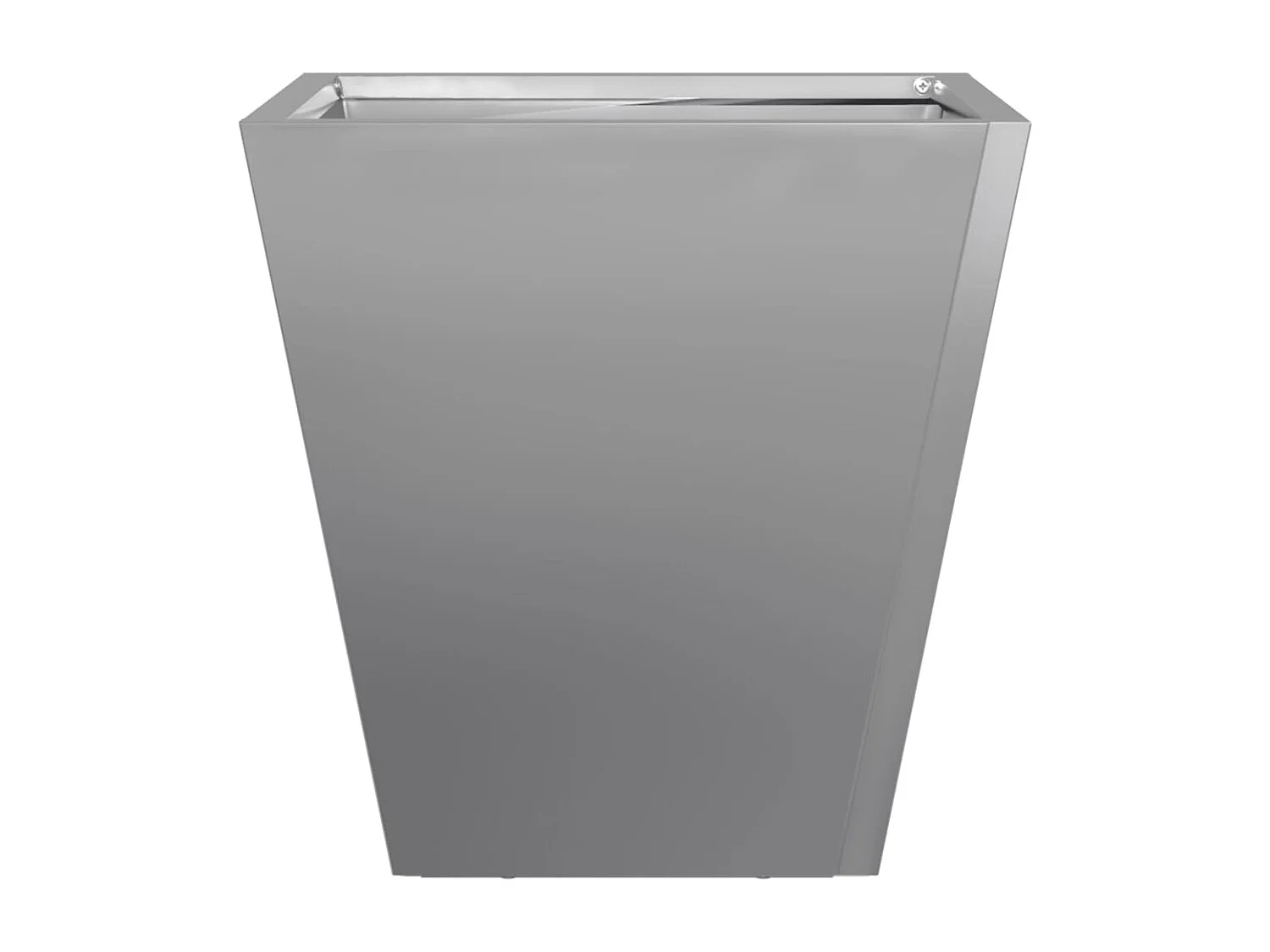 Plantenbakken 2 st 30x30x30 cm gegalvaniseerd staal