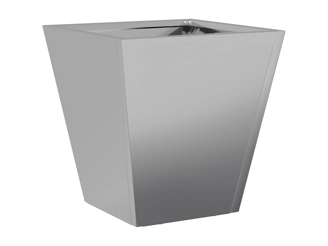 Plantenbakken 2 st 30x30x30 cm gegalvaniseerd staal