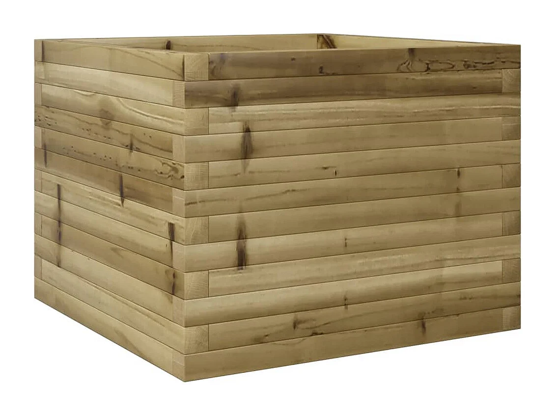 Jardinière 60x60x45,5 cm bois de pin imprégné
