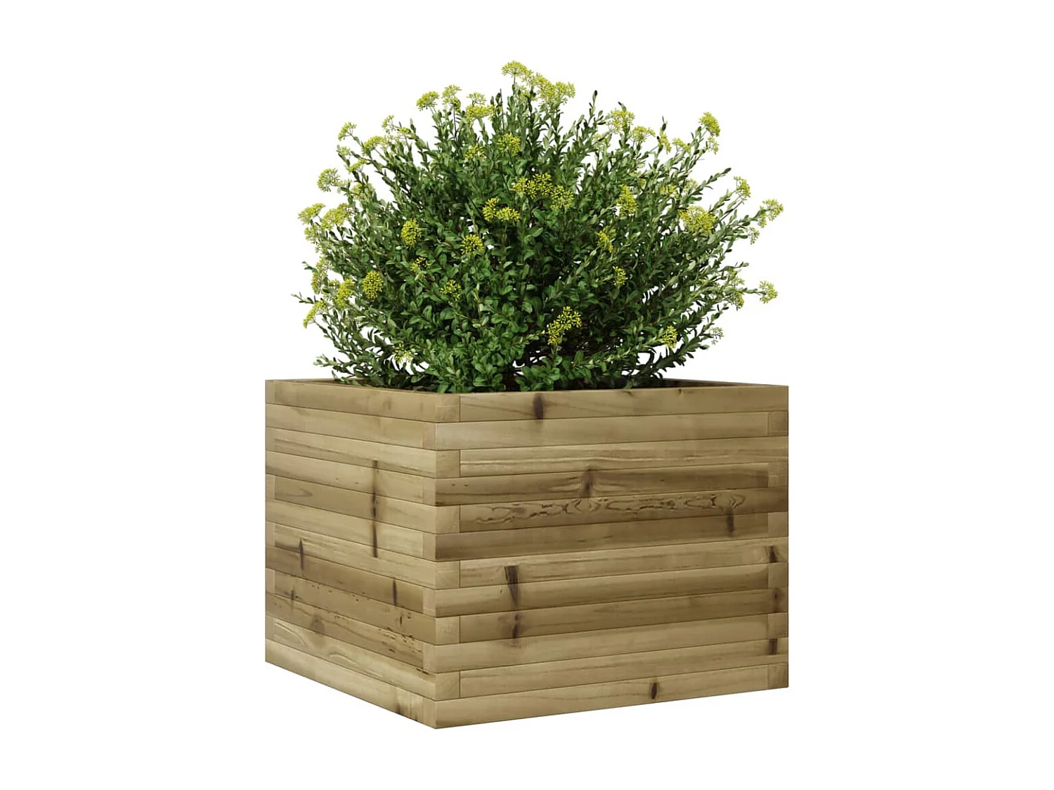 Jardinière 60x60x45,5 cm bois de pin imprégné