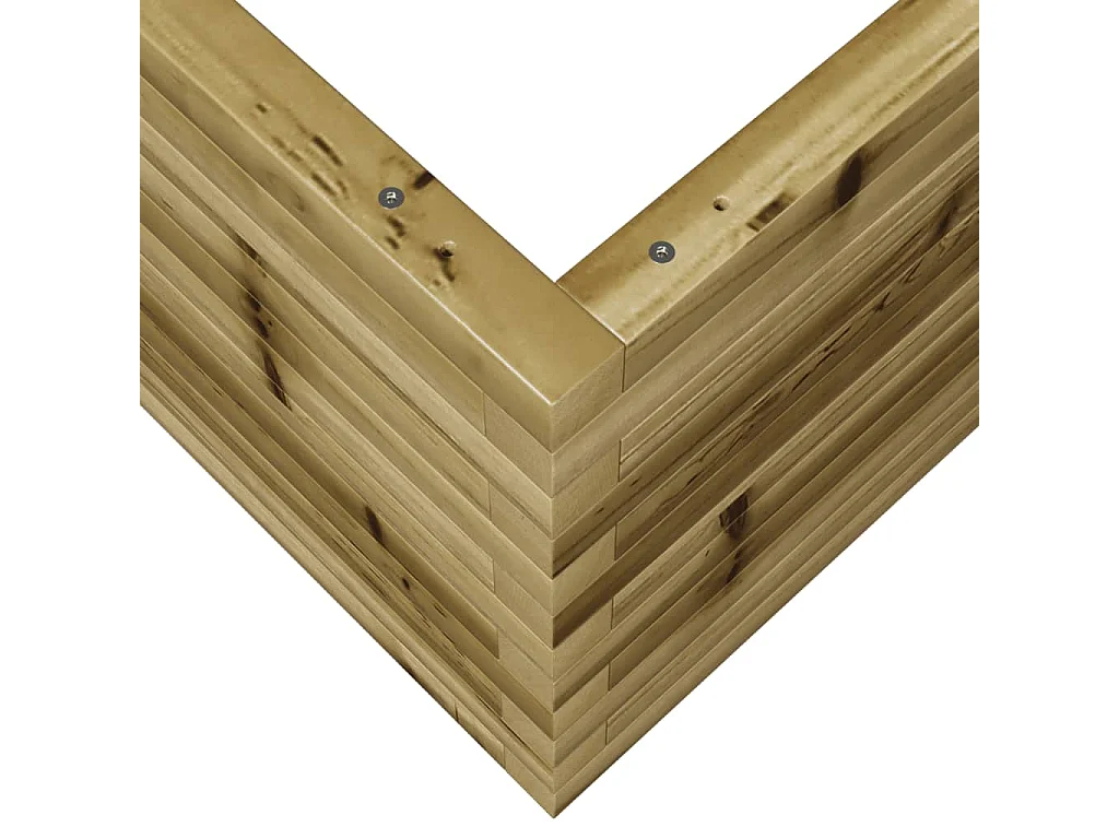 Jardinière 60x60x45,5 cm bois de pin imprégné