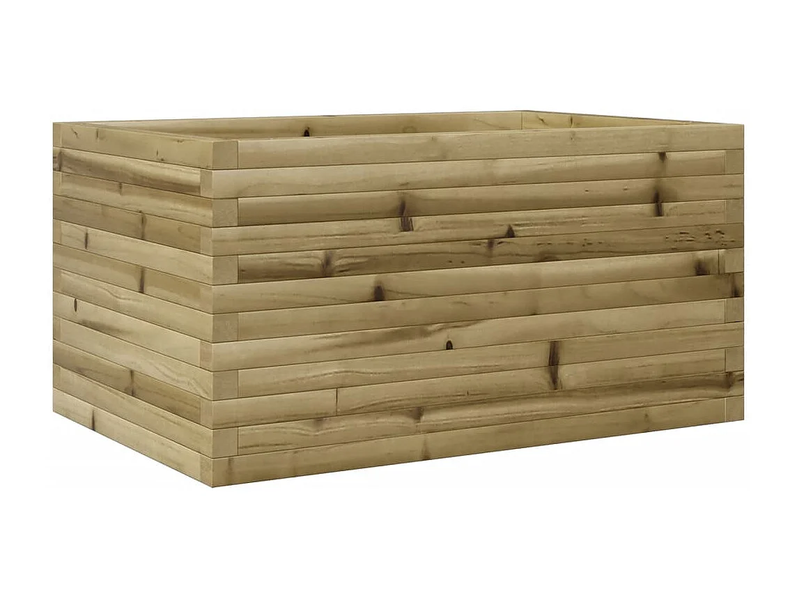 Vaso/floreira jardim 90x60x45,5 cm madeira de pinho impregnada