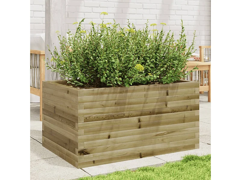 Jardinière 90x60x45,5 cm bois de pin imprégné