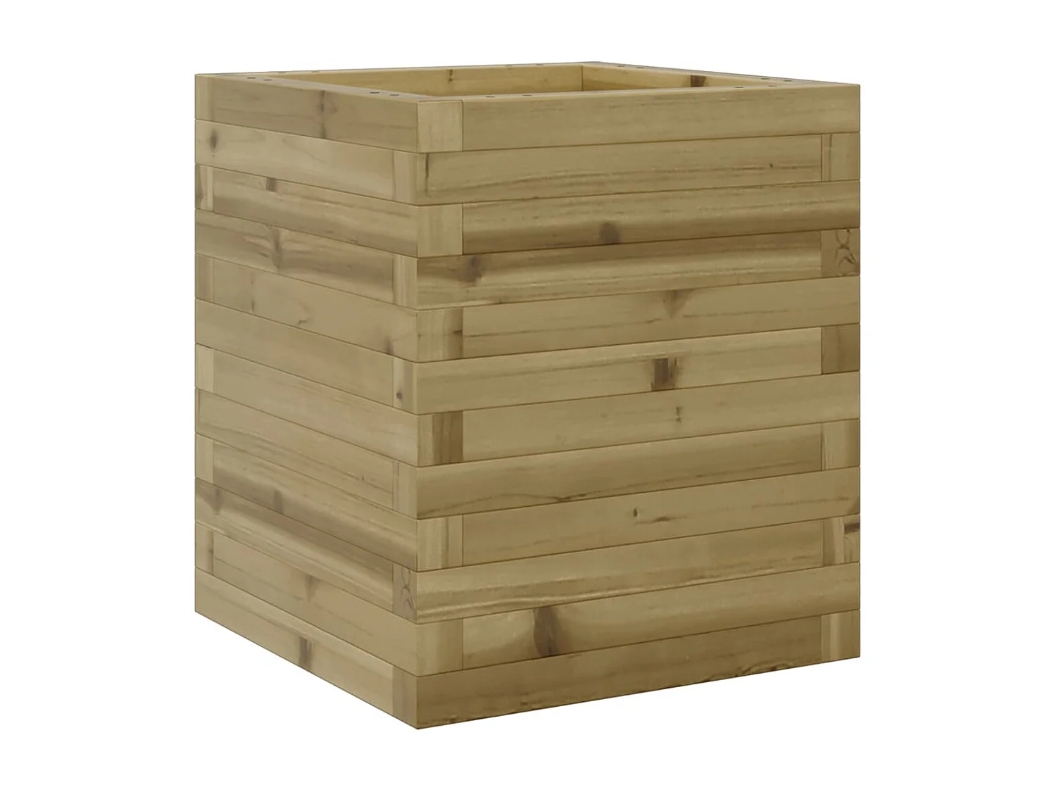 Fioriera da Giardino 40x40x46 cm in Legno di Pino Impregnato