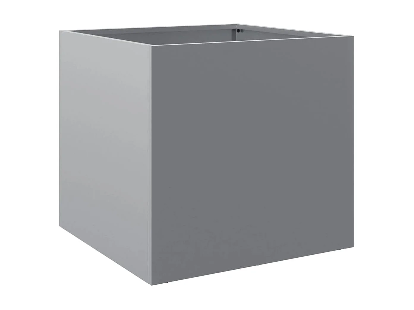 Pflanzkübel 2 Stk. Silbern 49x47x46 cm Verzinkter Stahl