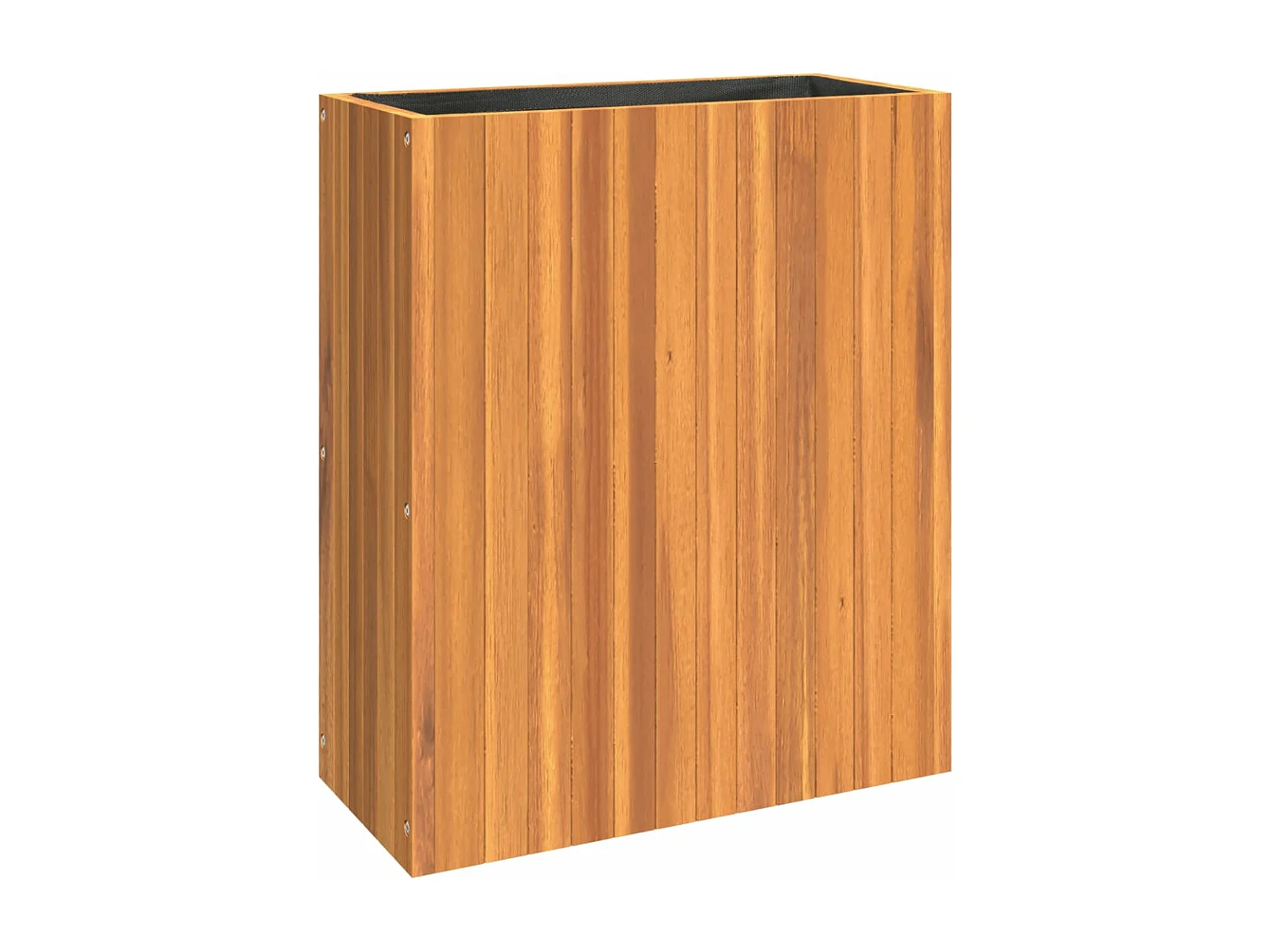 Jardinière 59x27,5x70 cm bois massif d'acacia