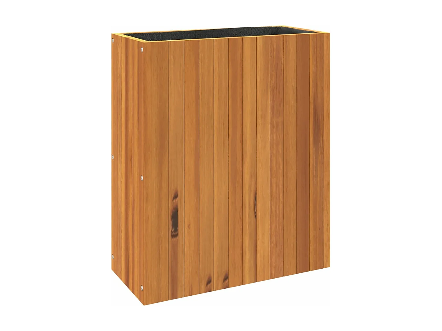 Jardinière 59x27,5x70 cm bois massif d'acacia