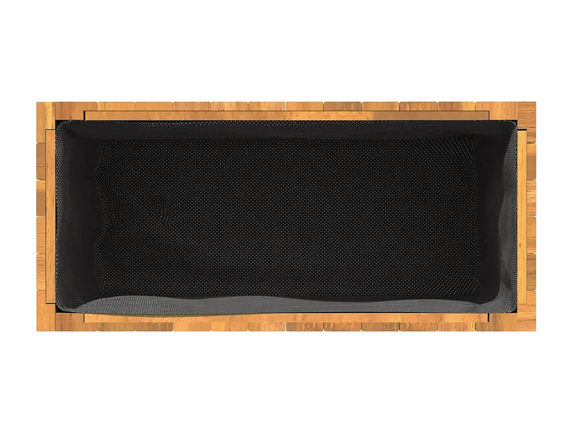 Jardinière 59x27,5x70 cm bois massif d'acacia