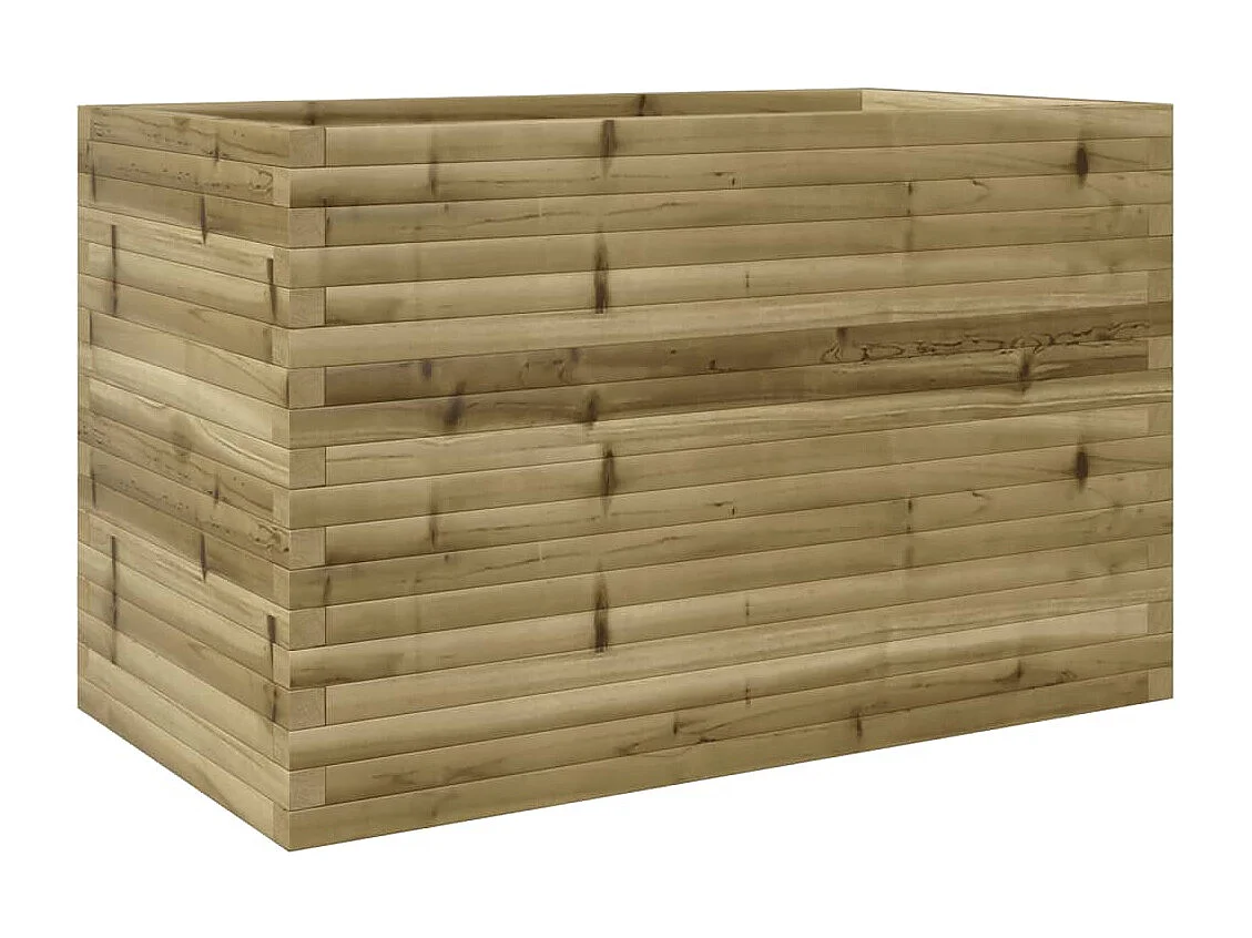 Jardinière 110x60x68,5 cm bois de pin imprégné