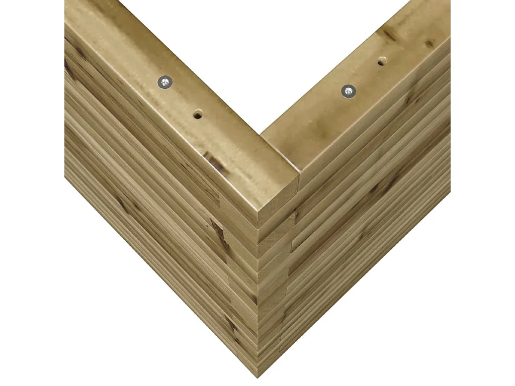 Jardinière 110x60x68,5 cm bois de pin imprégné