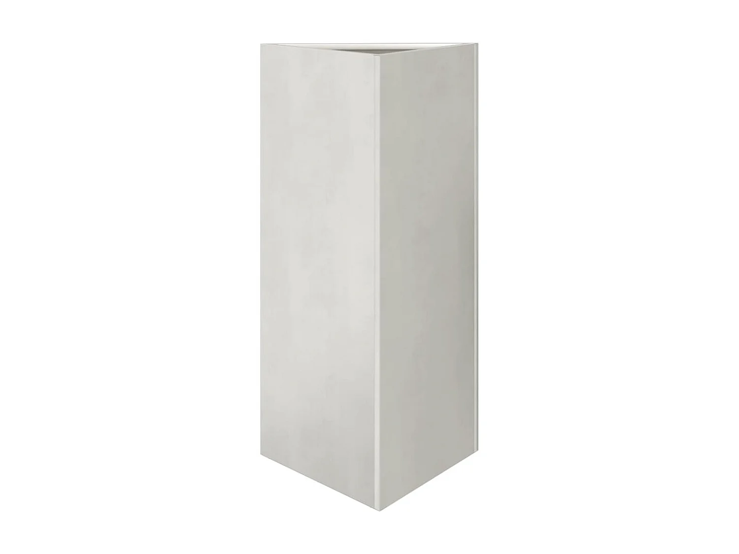 Plantenbak driehoek 40x34,5x70 cm roestvrij staal