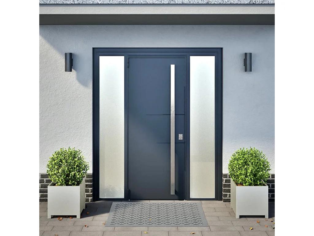 Fioriere da Giardino 2 pz 40x40x40 cm in Acciaio Inox