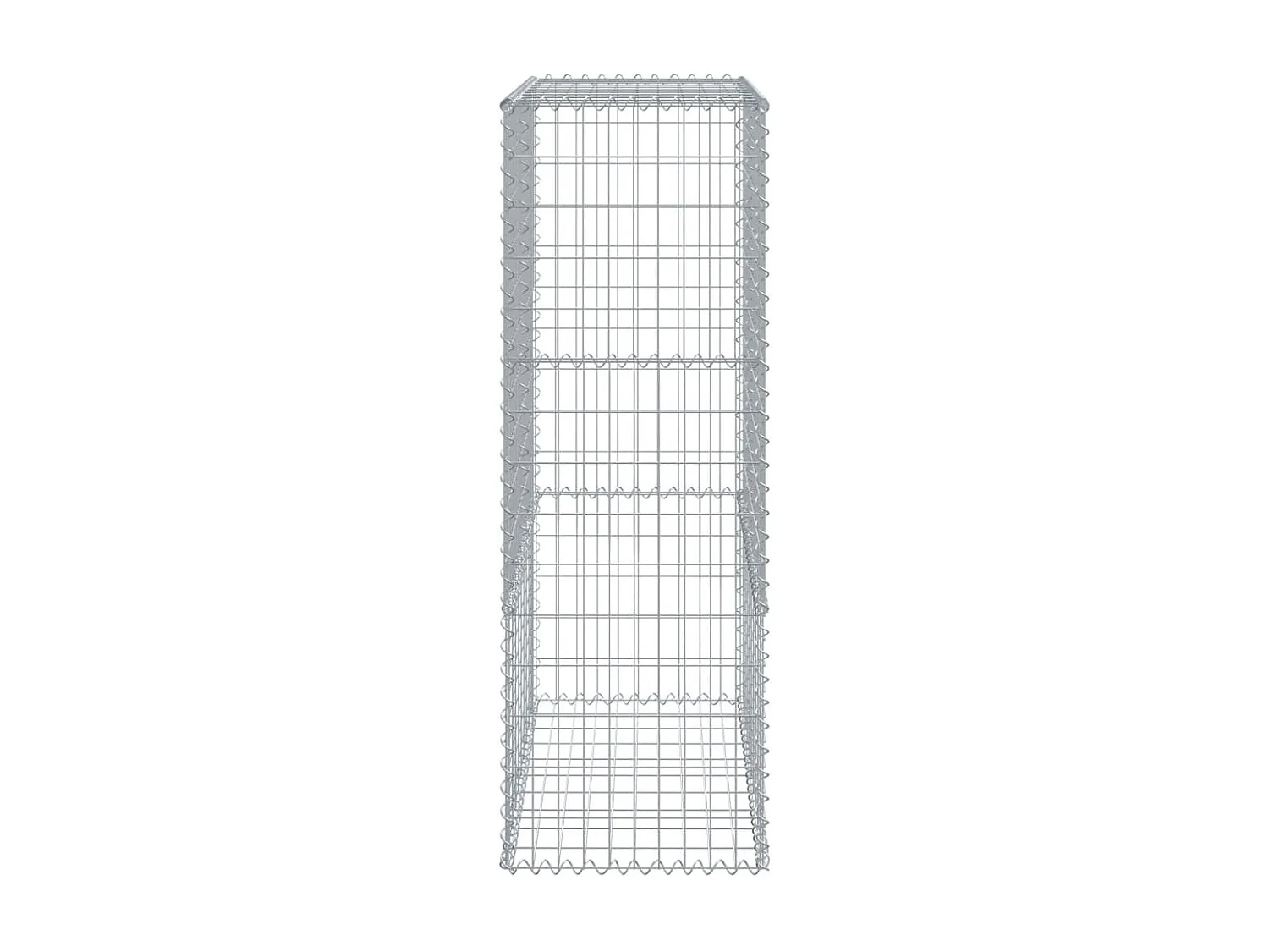 Panier gabion avec couvercle 300x50x150 cm fer galvanisé