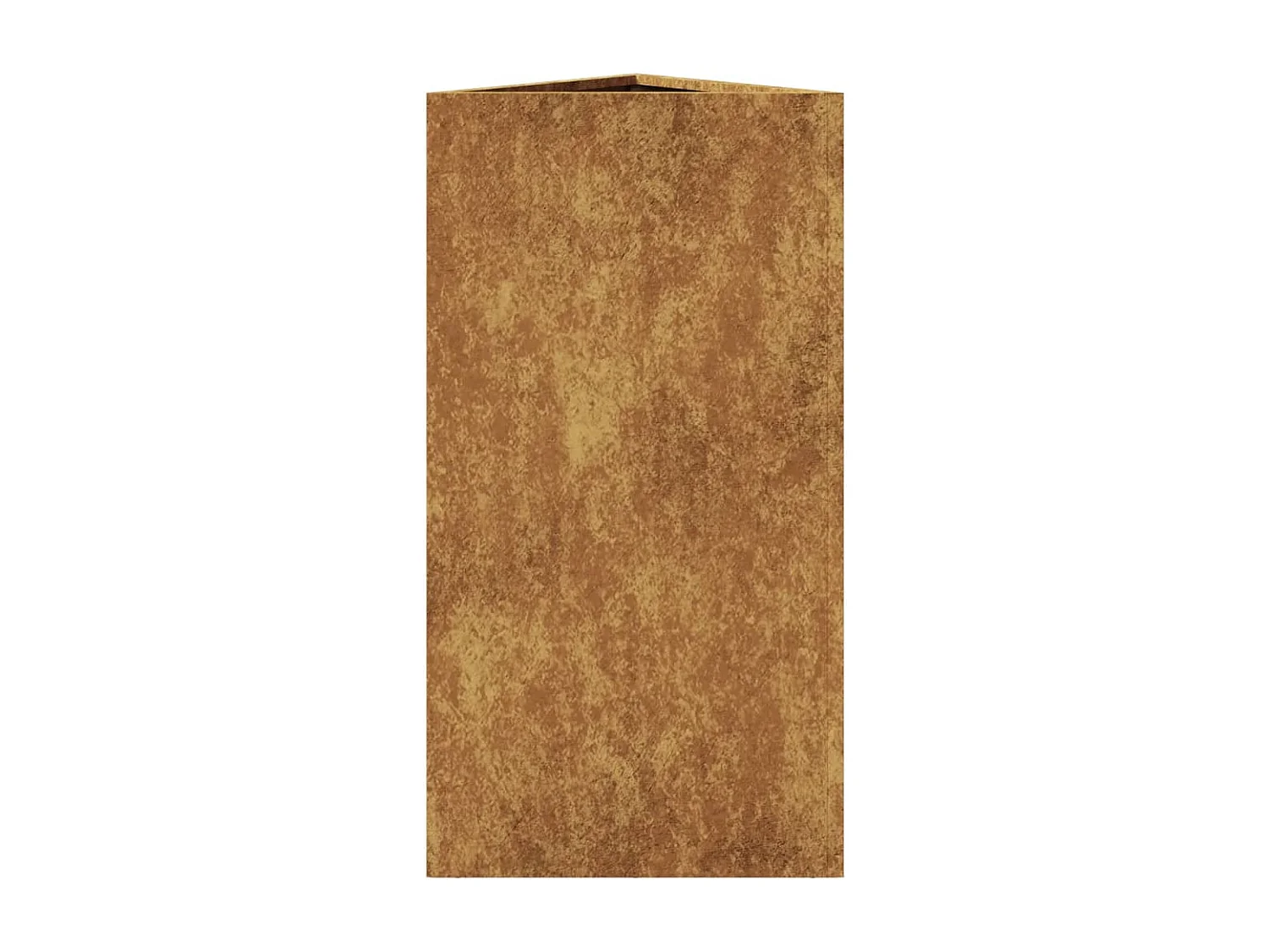 Fioriere 2 pz Triangolari 40x34,5x70 cm in Acciaio Corten