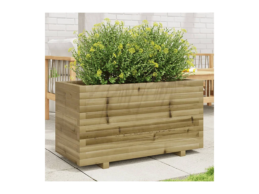 Plantenbak 90x40x49,5 cm geïmpregneerd grenenhout