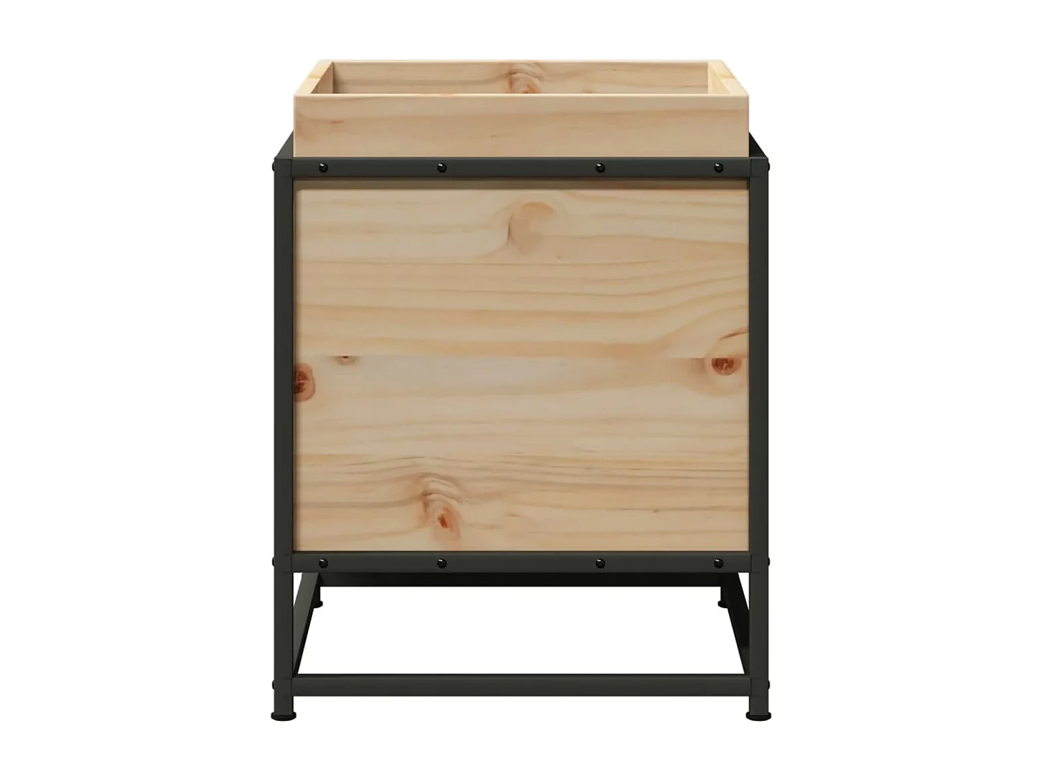 Jardinière 40x40x50 cm bois de pin massif