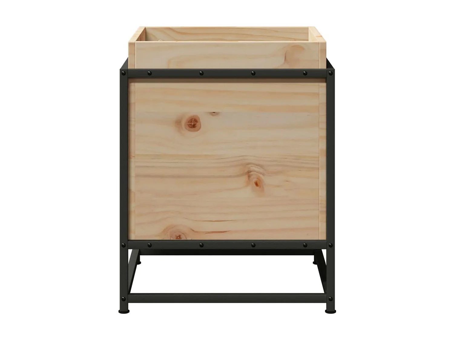 Jardinière 40x40x50 cm bois de pin massif