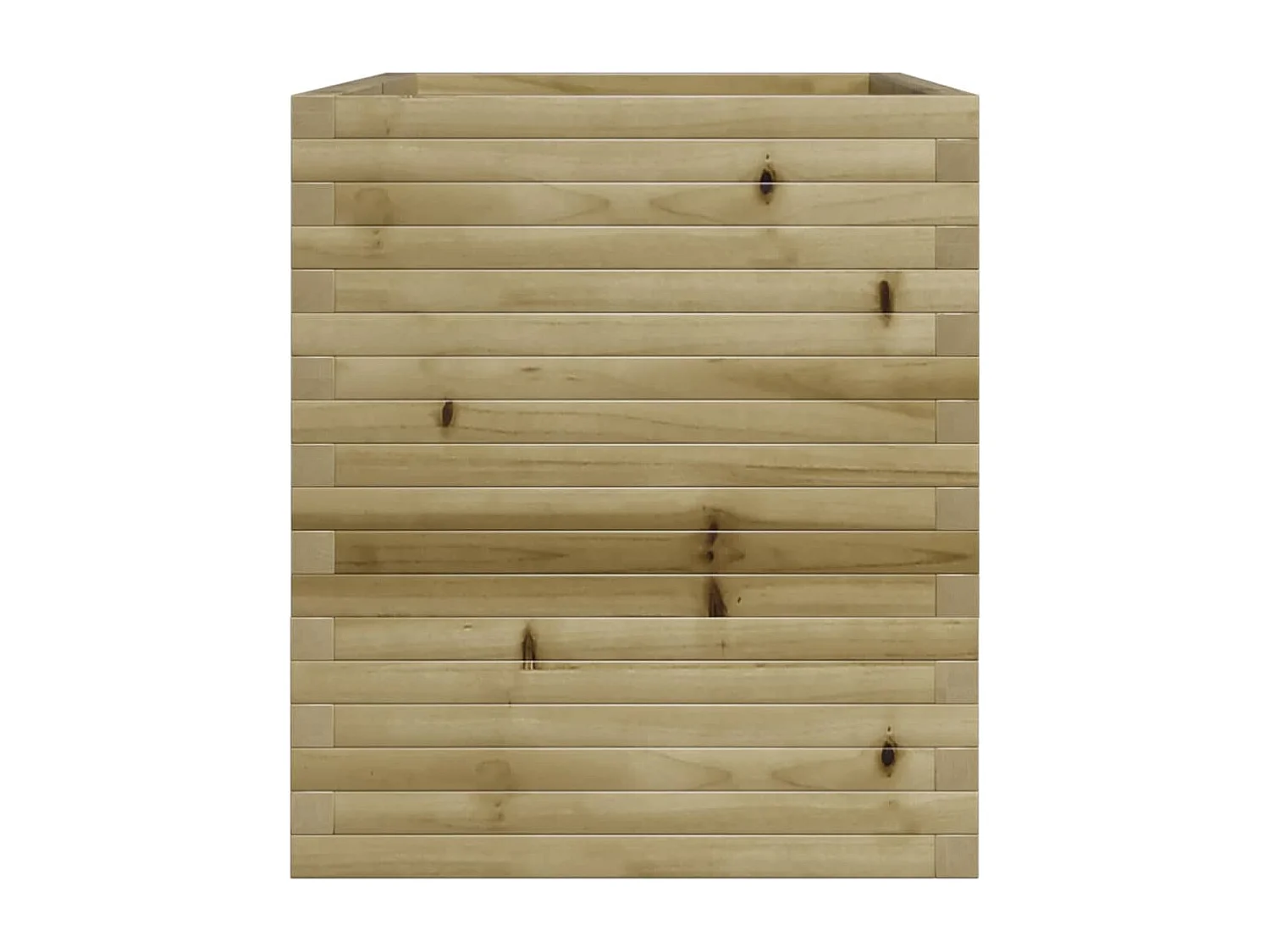 Vaso/floreira de jardim 110x60x72cm madeira de pinho impregnada