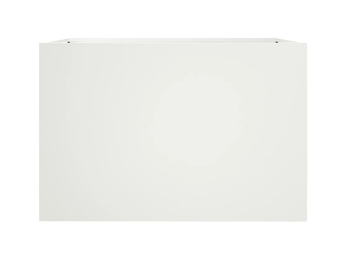 Jardinière blanc 62x47x46 cm acier
