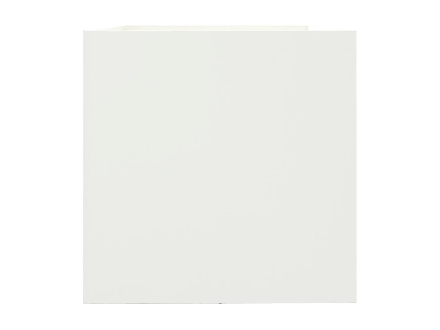 Jardinière blanc 62x47x46 cm acier