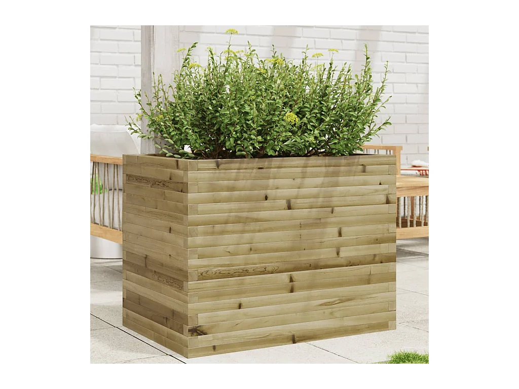 Jardinière 90x60x68,5 cm bois de pin imprégné