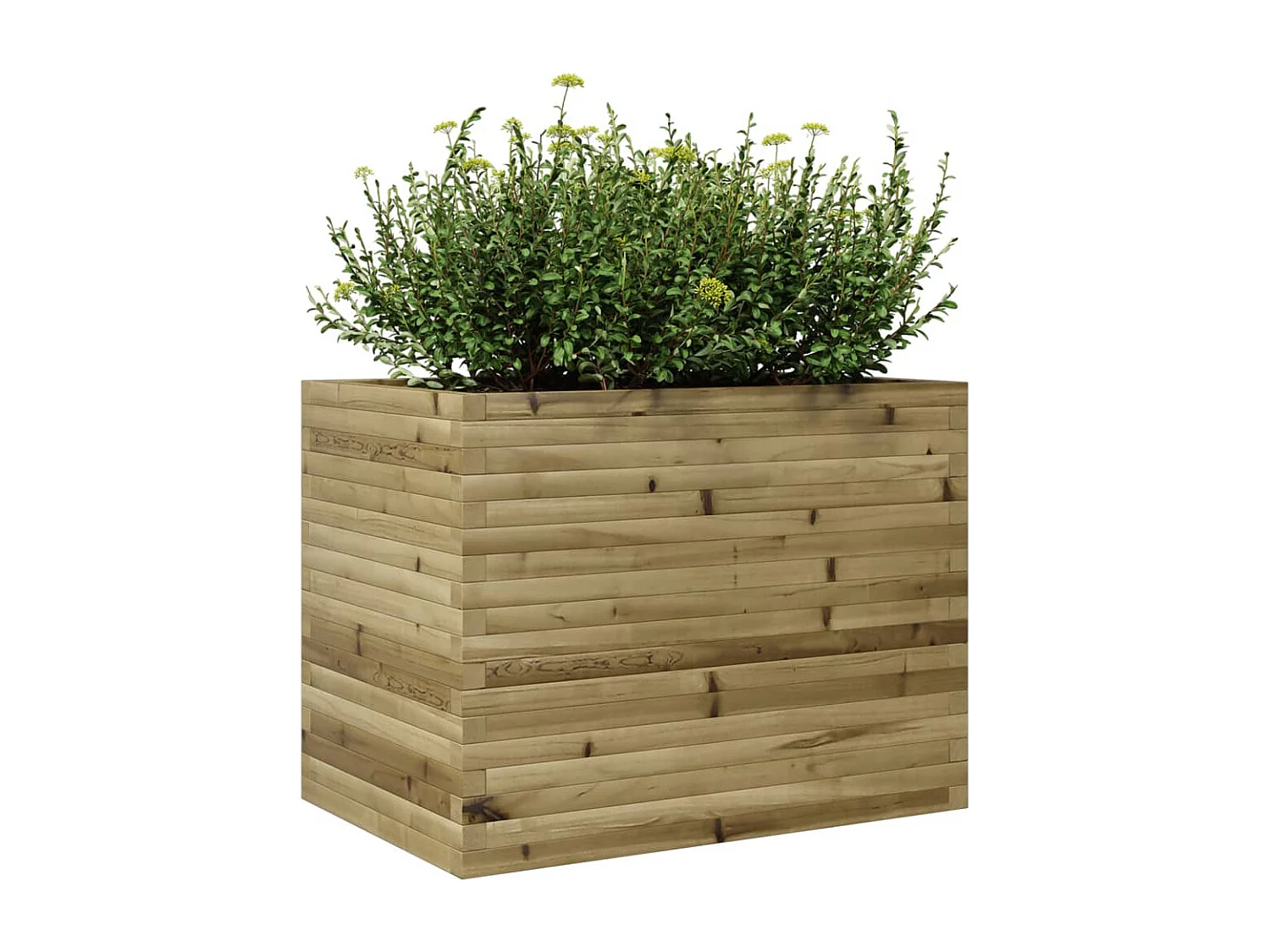 Jardinière 90x60x68,5 cm bois de pin imprégné