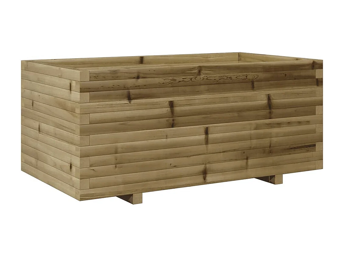 Jardinière 110x60x49,5 cm bois de pin imprégné