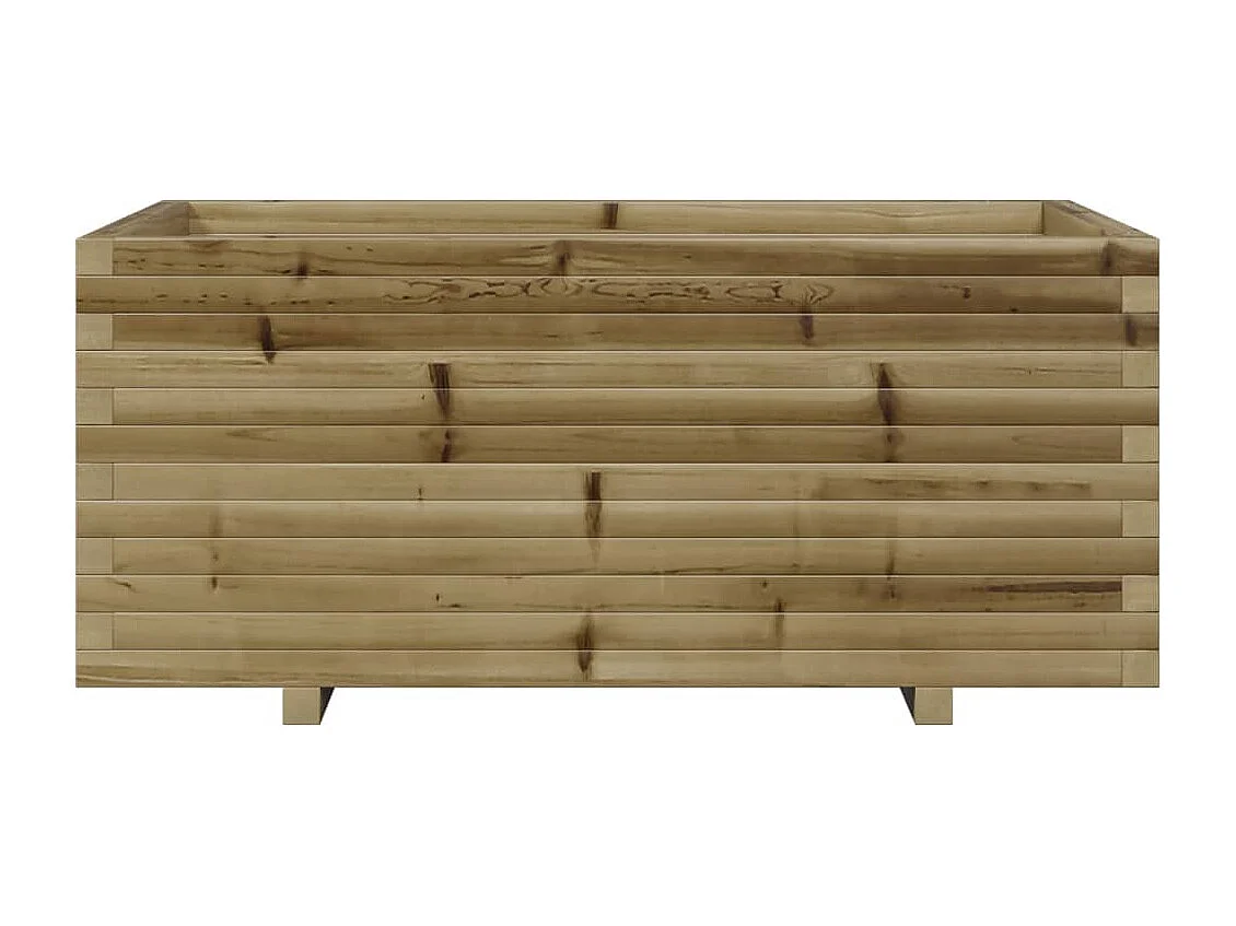 Jardinière 110x60x49,5 cm bois de pin imprégné