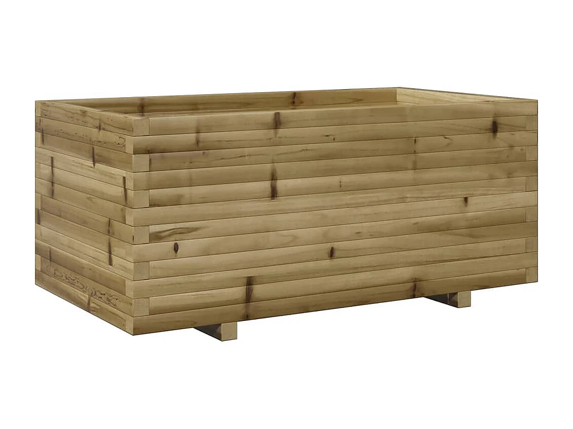 Jardinière 110x60x49,5 cm bois de pin imprégné