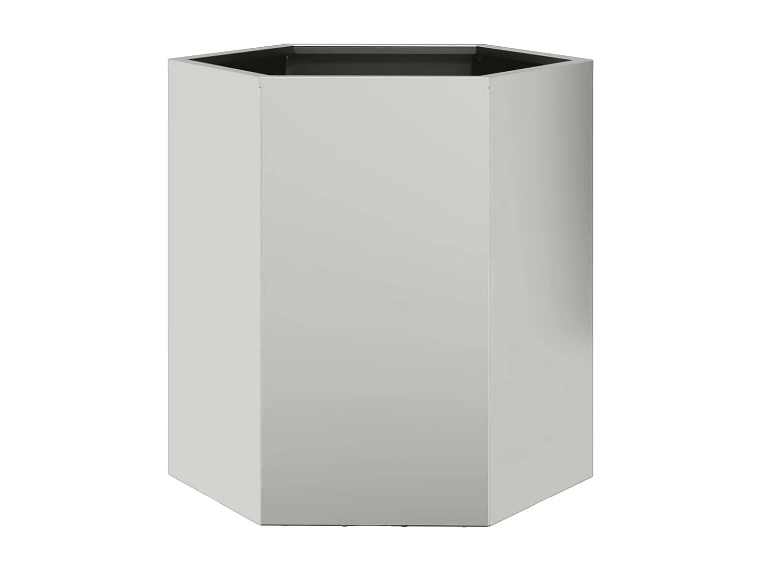 Jardinière hexagone 46x40x45 cm acier corten